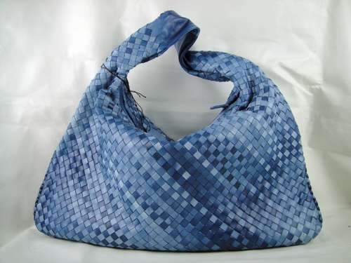 Bottega Veneta Nappa Hobo Lambskin Bag 5091 sky blue